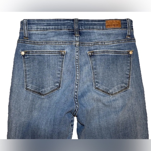 Judy Blue Jeans Women's Size 5 / 27 Relaxed Fit Medium Wash Tapered Leg 27X27 - Picture 4 of 9